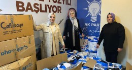 AK BEYKOZ KADINLARI MİNİK YÜREKLERİ ISITIYOR!…