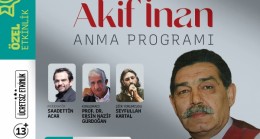 “Kudüs Şairi” Mehmet Akif İnan Beykoz’da Anılıyor!…
