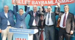 Sultaniye Parkında Millet İttifakı Bayramlaşması!…