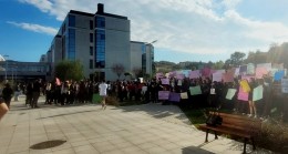 Beykoz’da öğrencilerden kadın cinayetleri protestosu