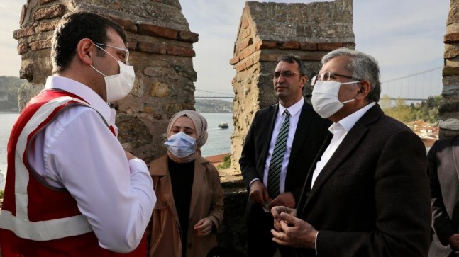 İmamoğlu Beykoz Anadolu Hisarı Restorasyon Çalışmalarında İnceleme Yaptı!…