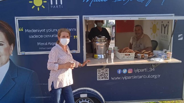 Beykoz İYİ Parti’den Karavanda Çay-Çorba!..