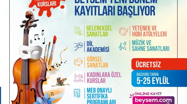 BEYSEM’de YENİ DÖNEM KAYITLARI BAŞLADI!…