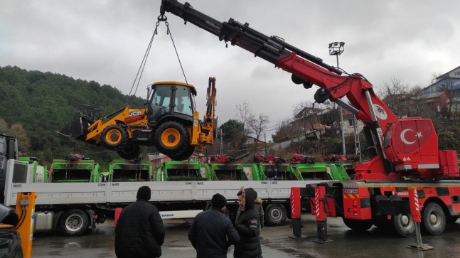 İş Makineleri Beykoz’dan Yola Çıktı!…