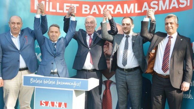 Sultaniye Parkında Millet İttifakı Bayramlaşması!…
