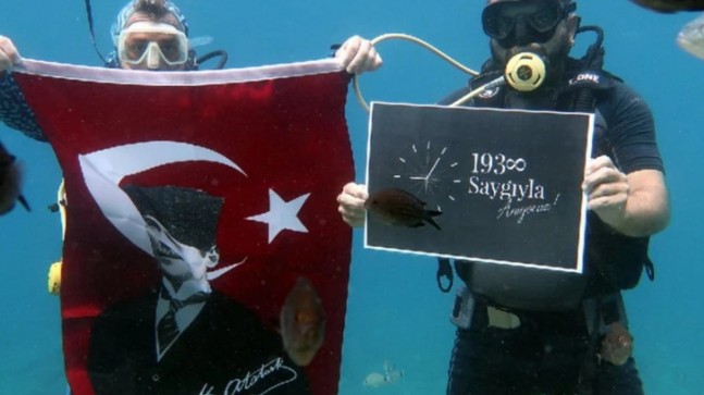 10 Kasım’da “Ata’ya Saygı Dalışı”