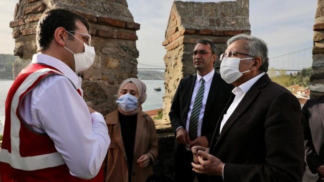 İmamoğlu Beykoz Anadolu Hisarı Restorasyon Çalışmalarında İnceleme Yaptı!…