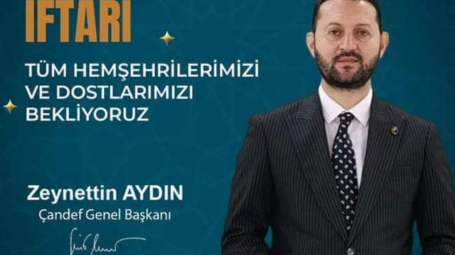 Zeynettin Aydın 15 Bin Kişiye İftar veriyor!…