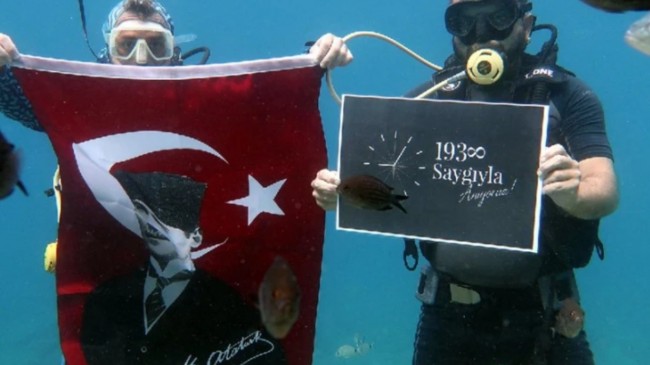 10 Kasım’da “Ata’ya Saygı Dalışı”