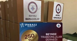 Beykozlu Trabzonlulardan 160 haneye ramazan desteği!…
