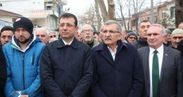 Ekrem İmamoğlu, Coşkun Tosun ve Murat Aydın cenazede bir araya geldi!..