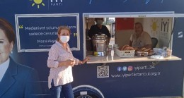 Beykoz İYİ Parti’den Karavanda Çay-Çorba!..