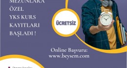 BEYSEM’de Üniversite Hazırlık Kurs Kayıtları Başladı!…