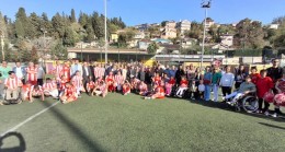 Serebral Palsili çocuklar yeşil sahaya çıktı
