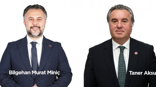 Murat Miniç ve Taner Aksu Başkan Yardımcısı Oldu