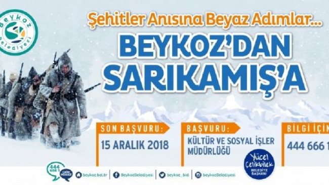 Beykoz’dan Sarıkamış’a Beyaz Adımlar!..