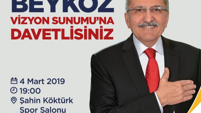 Hayali kurulan bir Beykoz için Başkan Aydın’dan davet