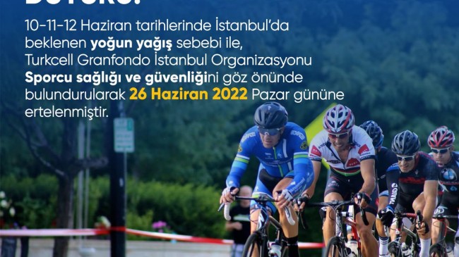 Beykoz’da Yapılacak Turkcell Granfondo Ertelendi!…