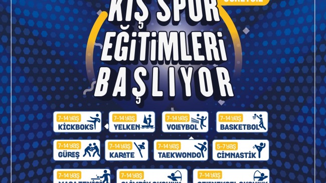 BEYKOZ’DA 11 BRANŞTA “KIŞ SPOR EĞİTİMLERİ” BAŞLIYOR!…