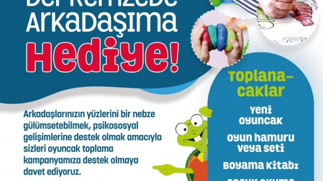 BEYKOZ’DAN DEPREMZEDE ÇOCUKLARA RENGÂRENK OYUNCAKLAR !…