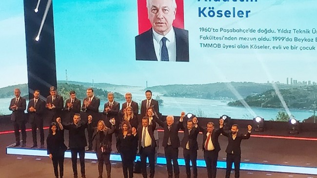 Alaattin Köseler CHP Beykoz Belediye Başkan Adayı Oldu!…