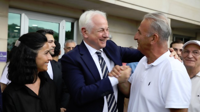 BAŞKAN KÖSLELER, BEYKOZLULARLA BAYRAMLAŞTI