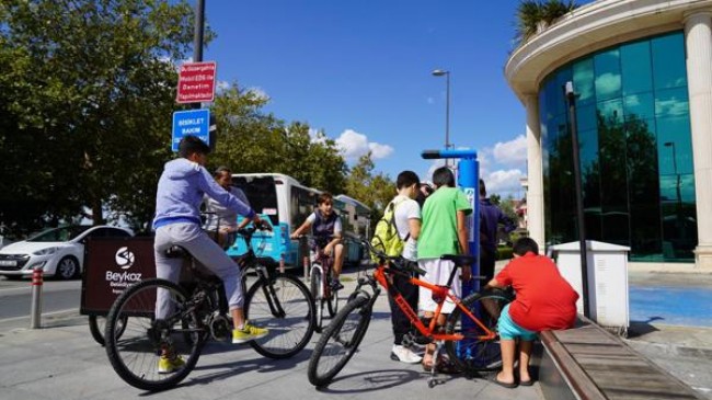Beykoz’da Bisiklet Tamir İstasyonu Kuruldu!..
