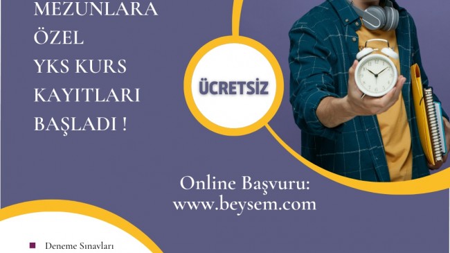 BEYSEM’de Üniversite Hazırlık Kurs Kayıtları Başladı!…